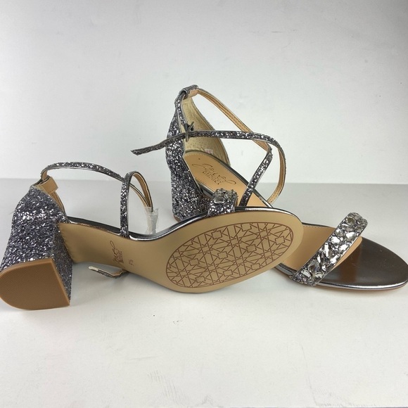Jewel Badgley Mischka- Women's Claudia Embellished Sandal - Picture 8 of 12